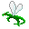 Leetle Green Dragon-Fly
