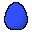 Leetle Blue Pastel Egg