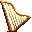 Leetle Shiny Harp